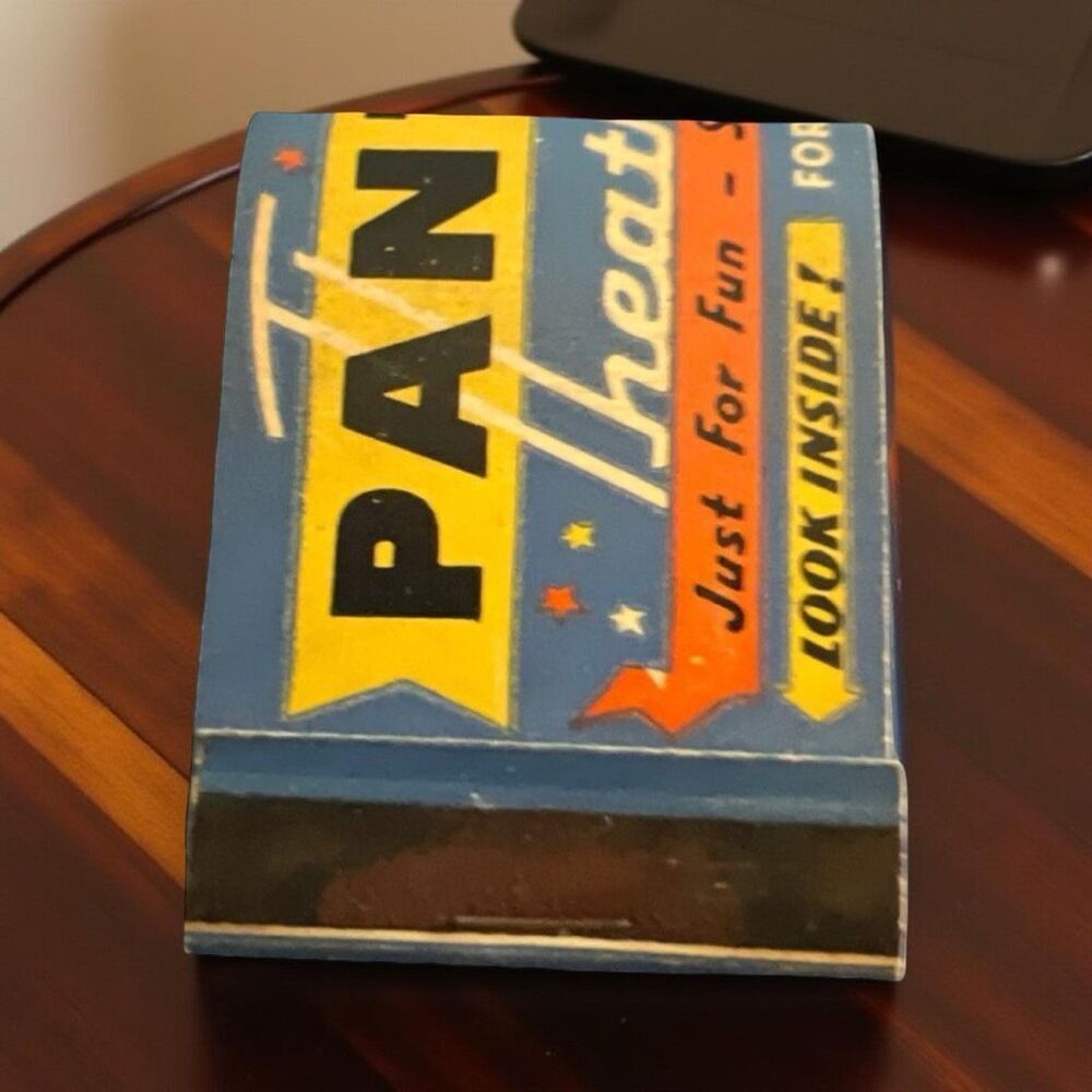 Vintage Pantages Theater Unstruck Matchbook RARE FIND